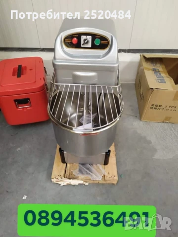 Тестомесачки 3 модела 21л, 35л, 64л спирални с въртящ басан! Чисто нови! ХИТ Цена 1499лв/766,43€, снимка 13 - Обзавеждане за заведение - 38238778