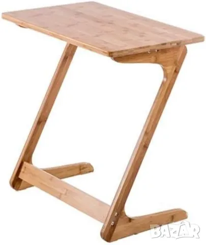 Маса бамбук диван, странична, Z-образно, бюро за лаптоп, нощно шкафче 112