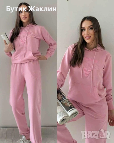 дамски екип- черно, бяло,бежово, сиво, розово, снимка 5 - Спортни екипи - 53329781