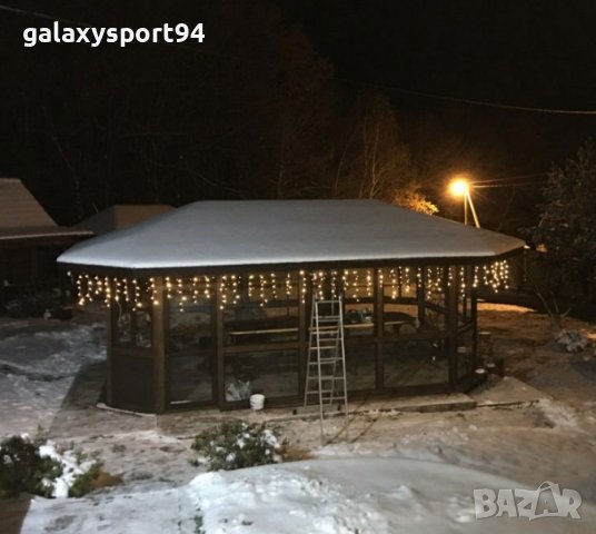 LED Висулка в Два цвята Топъл и студено Бял Цвят 3х70см Пост.Светещо, снимка 6 - Лед осветление - 38504950