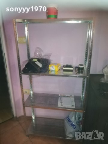 метален стелаж 150х75х30см-200кг-нов