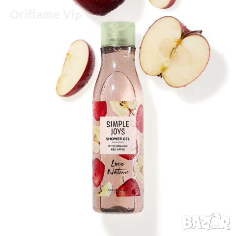 Гел за душ с органична червена ябълка Simple Joys, снимка 4 - Козметика за тяло - 44765521