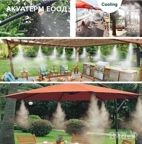 Водна мъгла (охлаждане) пълен комплект, система за с DC24V , снимка 13 - Водни помпи - 49823398