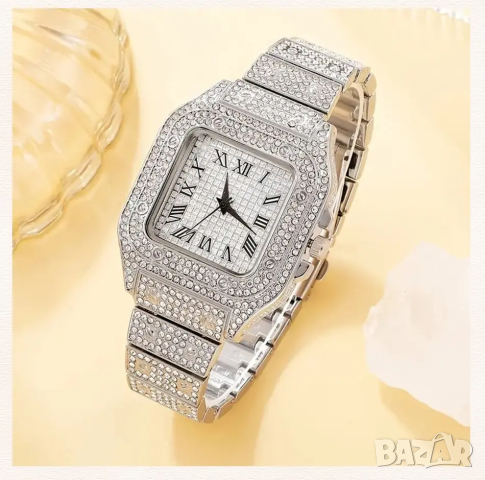 Масивен часовник с гривна, снимка 3 - Мъжки - 44513889