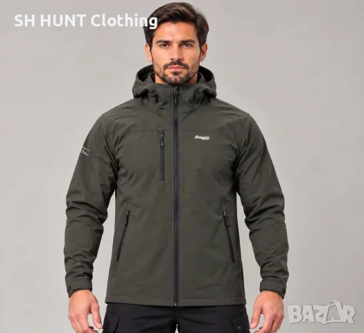 Bergans of NORWAY Stretch Jacket размер L за лов риболов туризъм изцяло еластичен суичър - 372