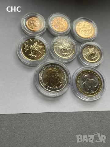 Нови монети 1, 2 и 5 стотинки 2000 година, 10,20, 50 ст. 1999 г., 1 и 2 лева 2002 и 2005 г., снимка 6 - Нумизматика и бонистика - 53053427