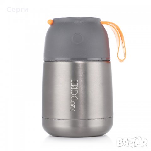 Контейнер за храна/напитки 720 ° DGREE,  450 мл, Неръждаема стомана, без BPA и BPS, до 9 часа горещо