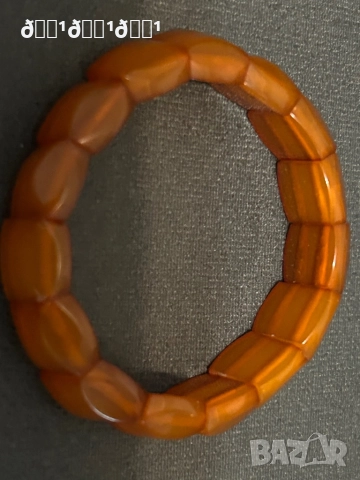 Старинна съветска гривна от кехлибар , снимка 5 - Гривни - 52815290