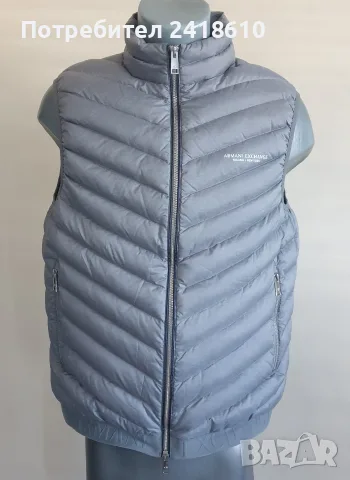 Armani Exchange A/X Down Vest Mens Size M НОВО ! ОРИГИНАЛ ! Мъжки Пухен Елек! , снимка 11 - Якета - 55741455