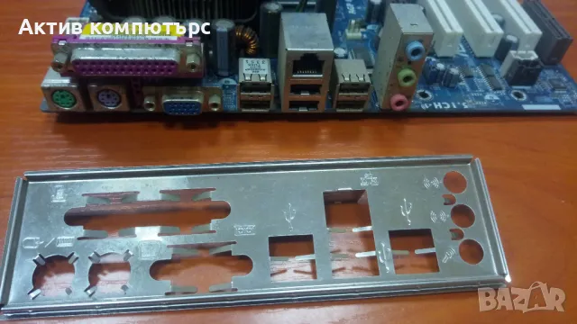 Дънна платка ASRock P4VM800 + CPU + Охладител + RAM Socket 478 /3+1 броя/, снимка 3 - Дънни платки - 48127195