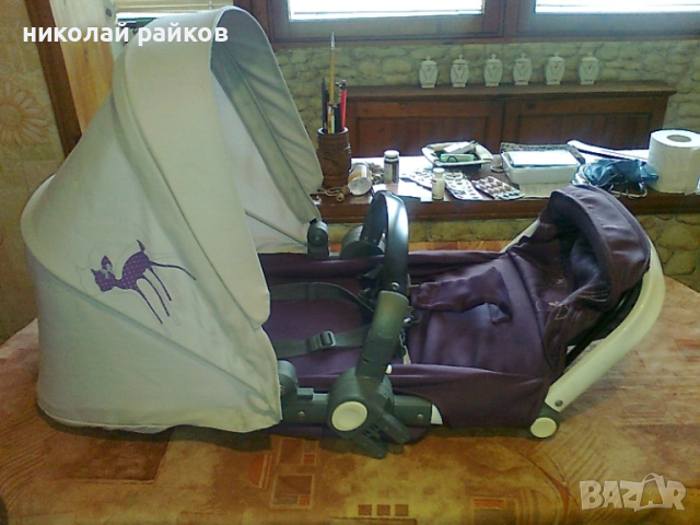 Бебешка - детска количка Лорелли 3 в 1, снимка 5 - Детски колички - 51857281