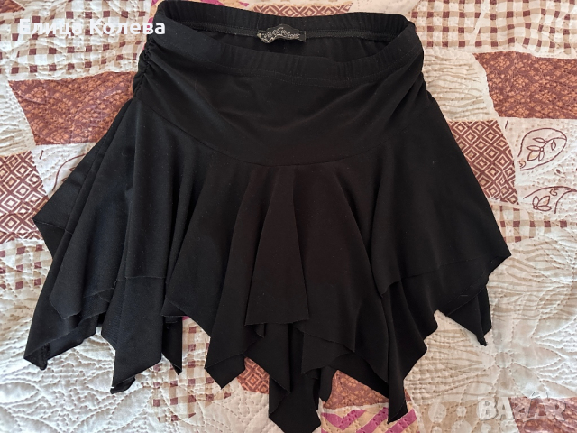 Черна официална пола за момиче 8-10 г, снимка 1 - Детски рокли и поли - 44791624