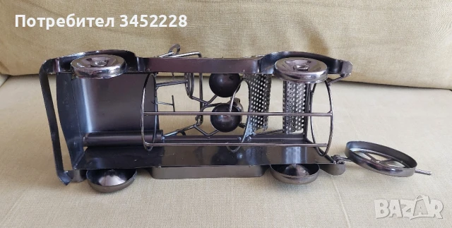 метална поставка за бутилка за ценители , снимка 6 - Декорация за дома - 51307102