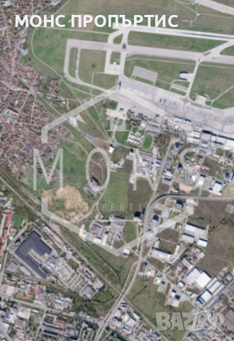 Терен подходящ за промишлено и жилищно строителство в района на Летище София.