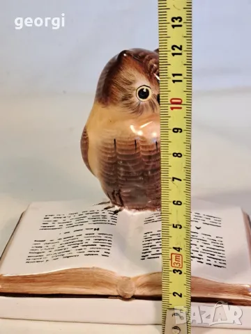 унгарска порцеланова фигура бухал , снимка 4 - Колекции - 49805653