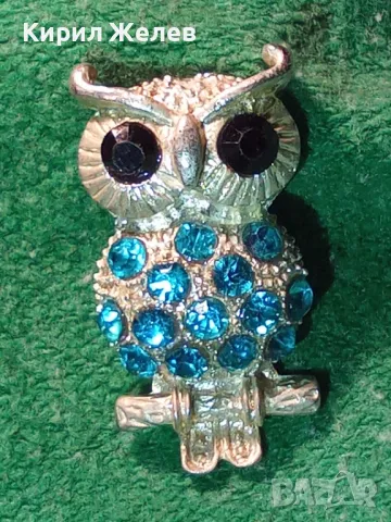 ФИГУРАЛНА ВИНТИДЖ АРТ КРИСТАЛНА БРОШКА БУХАЛЧЕ от БЛАГОРОДНА СТОМАНА 45614, снимка 12 - Други - 46219883