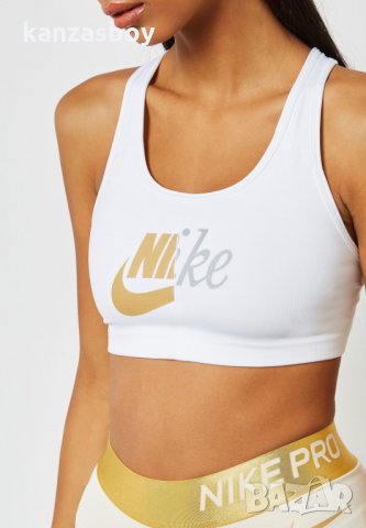 Nike SWOOSH MTLC FUTURA BRA - страхотно дамско бюстие КАТО НОВО, снимка 2 - Корсети, бюстиета, топове - 33901958