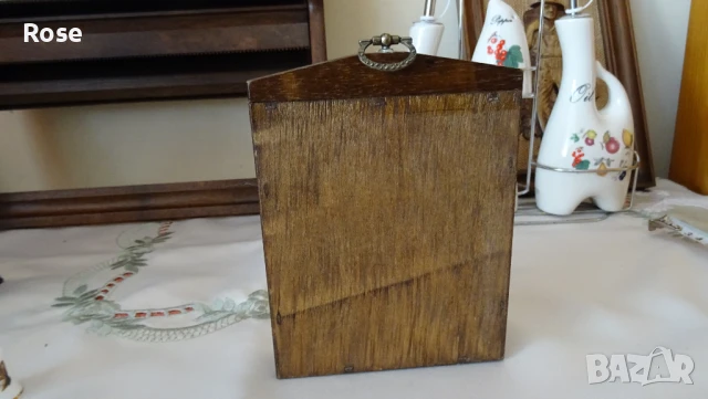 Порцеланови напръстници с поставка от дърво, снимка 6 - Декорация за дома - 50989204