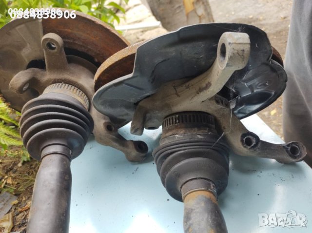 Полуоска дългата със шенкела и лагер главината и диска Mercedes А160, снимка 2 - Части - 42905870