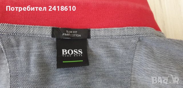 Hugo Boss Pique Pima Cotton Slim Fit Mens Size L - XL ОРИГИНАЛНА Тениска, снимка 15 - Тениски - 50822492