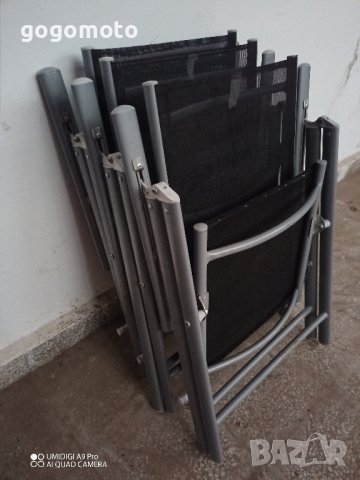 сгъваеми столове, шезлонг алуминиеви , снимка 2 - Къмпинг мебели - 42852042