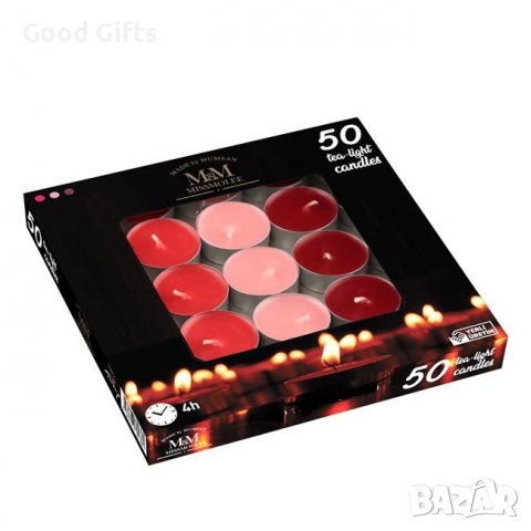 50 бр. Ароматни чаени свещи, С аромат на череша