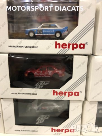 Редки Колекционерски модели колички HERPA MERCEDES/BMW DTM мащаб 1:87, снимка 3 - Колекции - 38657836