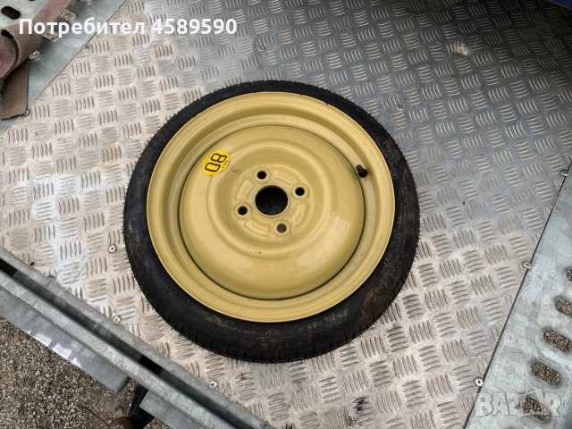 Патерица/Резервна гума 14цола 4x100 за Toyota,Mazda,Hyundai,Kia,Suzuki,Daihatsu,Opel, снимка 3 - Гуми и джанти - 51809917