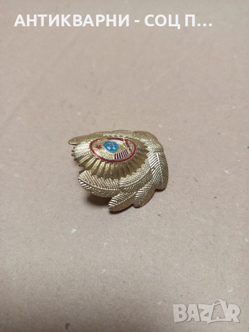 Соц Стара Кокарда За Съветска Фуражка Милиция. , снимка 2 - Антикварни и старинни предмети - 52957742