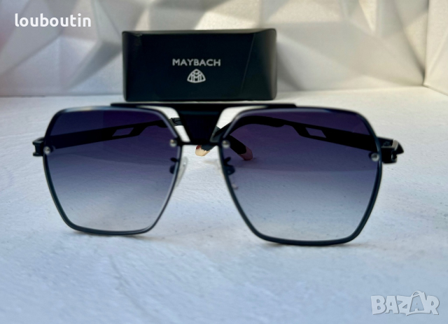 Maybach 2024 мъжки слънчеви очила маска 2 цвята, снимка 4 - Слънчеви и диоптрични очила - 44515632