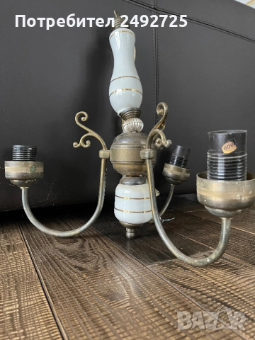 Полилей порцелан месинг