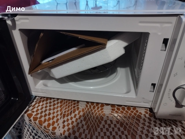 Микровълнова печка Cecotec ProClean 2110 (Бяла) 20L , снимка 6 - Микровълнови - 53143252