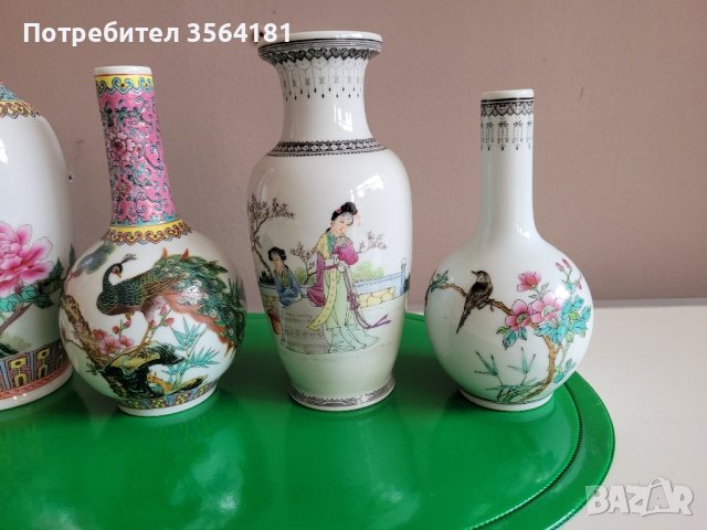 азиатски автентични вази , снимка 6 - Вази - 42028316