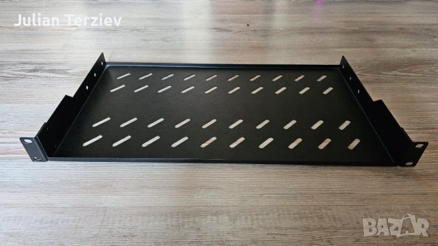 19" фиксиран рафт (тава) за сървърен шкаф