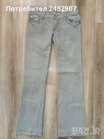 Сиви дамски дънки, снимка 2 - Дънки - 49404943