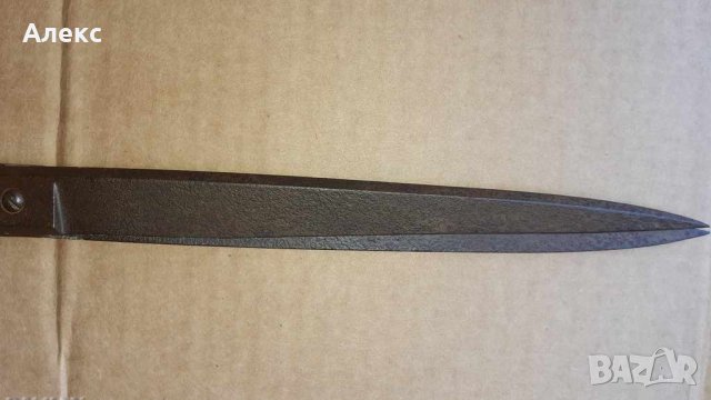 Голяма стара ножица–30см, снимка 5 - Антикварни и старинни предмети - 37553106