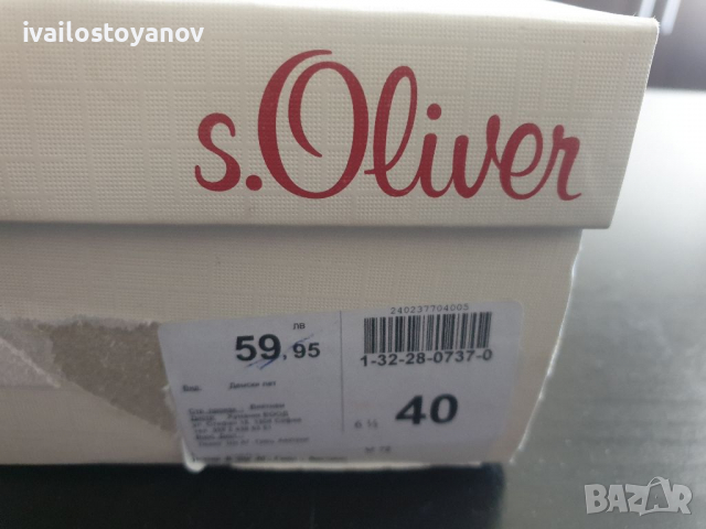 Дамски сандали S'Oliver номер 39, снимка 3 - Сандали - 36551386