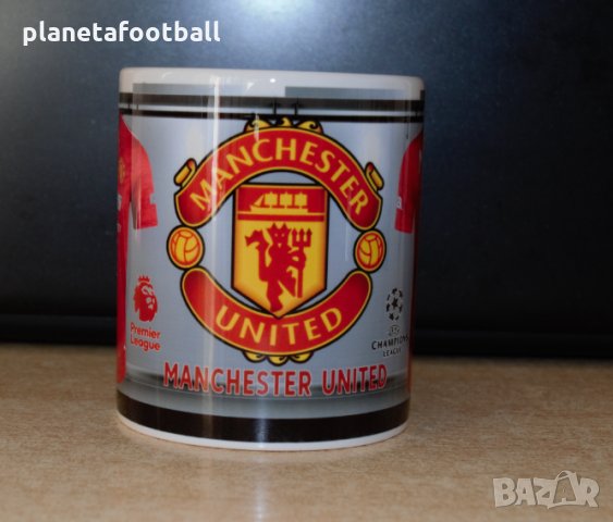 Чаша на Манчестър Юнайтед с име и номер!Футболна чаша Manchester United , снимка 2 - Фен артикули - 30552739
