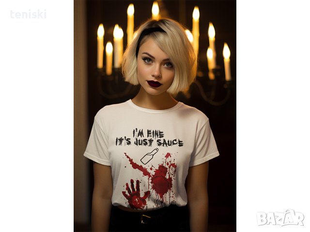 Тениски Хелоуин Halloween Модели и размери, снимка 7 - Тениски - 42649984