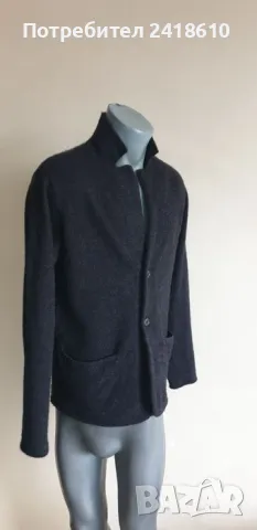 Emporio Armani / Cashmere Mens Size 46 / S - M ОРИГИНАЛ! Мъжка Кашмирена  Жилетка с копчета!, снимка 3 - Пуловери - 48253554