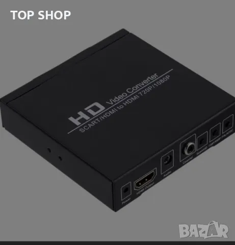 SCART/HDMI към HDMI 720p/1080p конвертор, снимка 7 - Приемници и антени - 48927009