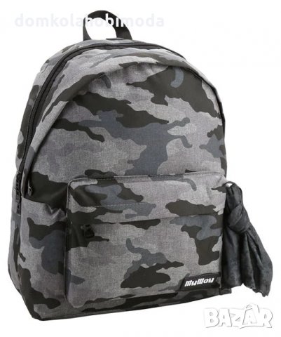 Раница с две прегради и два джоба, Меки презрамки, Подсилен гръб,33x17x42 см,Джоб за телефон с изход, снимка 2 - Раници - 33888950