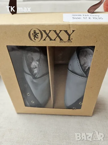 Кожени буйки за първи стъпки и прохождане OXXY,EU 17, Нови в кутия, иделани за подарък         нови , снимка 2 - Бебешки обувки - 56115978