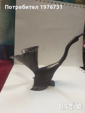 Метална скулптура на Птица ръчна изработка от ковано желязо 