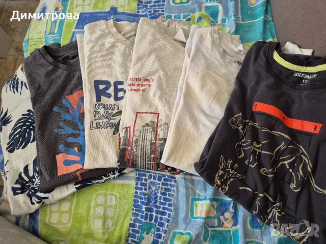 Намалени! 11 броя тениски за момче - 12-13 години, снимка 3 - Детски тениски и потници - 50150963