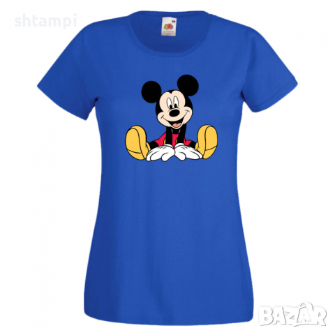 Дамска тениска Mickey Mouse 11 Мини Маус,Микки Маус.Подарък,Изненада,, снимка 2 - Тениски - 36528647