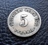 Стара монета 5 пфенига 1905 г. буква F - Германия- рядка, хит цена !, снимка 10