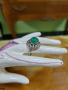 Чудесен изключително красив антикварен немски сребърен пръстен 