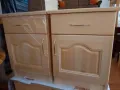 Нощно шкафче с чекмедже и врата- Масив. Налични!, снимка 4