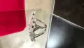 Van Cleef & Arpels VCA Silver Mother of Pearl Magic Alhambra Between the Finger Дамски Пръстен, снимка 6